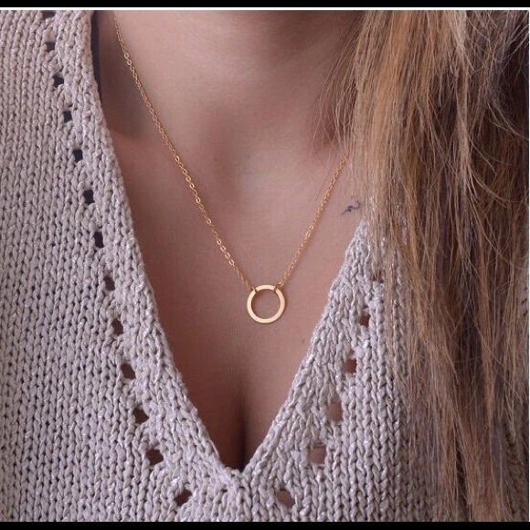 haus of vintage 1984 Jewelry - 5/$20❤️ Gold Chain with Circle Boho Necklace